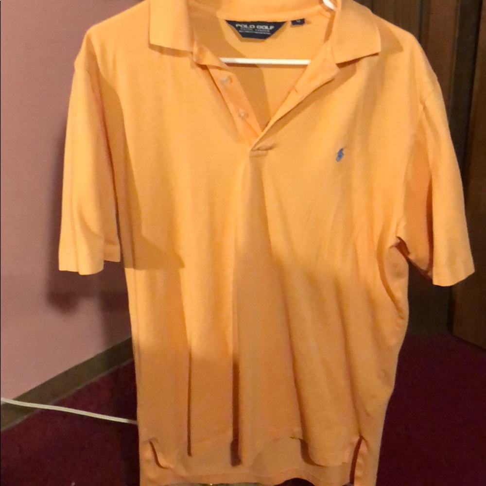 Orange Ralph Lauren Polo golf